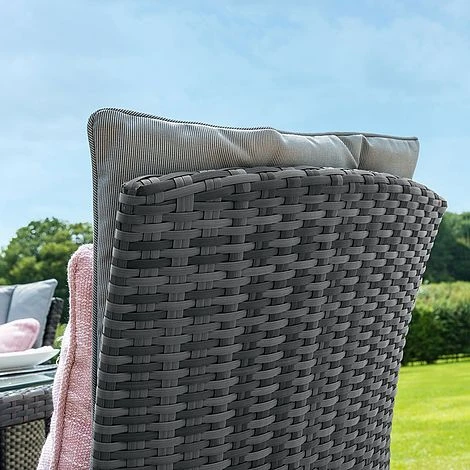 Maze Rattan LA Garden Dining Set Round With Ice Bucket 4 Seat 7 Maze Rattan LA Garden Dining Set Round With Ice Bucket 4 Seat - Image 5