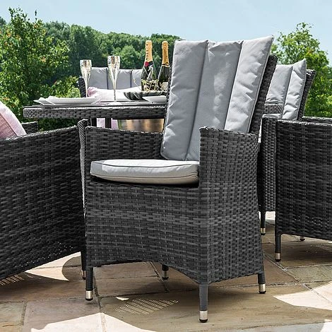 Maze Rattan LA Garden Dining Set Round With Ice Bucket 8 Seat 8 Maze Rattan LA Garden Dining Set Round With Ice Bucket 8 Seat - Image 6