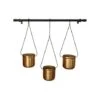 Linear Hanging Planters 81CM Black And Gold 1 Linear Hanging Planters 81CM Black And Gold -Plants Sale LHPB81