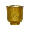 Metallic Gold Glass Holder H19Cm W15.5Cm -Plants Sale MGGH15