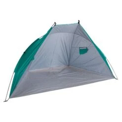 Idooka Outdoors Beach Tent Shelter With Inner Pockets Carrying Pouch UPF 50+ Blue/Green -Plants Sale Main41