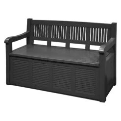 Idooka Black Storage Bench -Plants Sale Main42