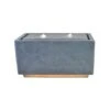 Outdoor Contemporary LED Cube Waterfeature Cement H32Cm W59.5Cm -Plants Sale OCLCWC59 copy