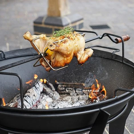 Outdoor Colorado Iron Stainless Steel Rotisserie H17.5Cm W98Cm 4 Outdoor Colorado Iron Stainless Steel Rotisserie H17.5Cm W98Cm - Image 2