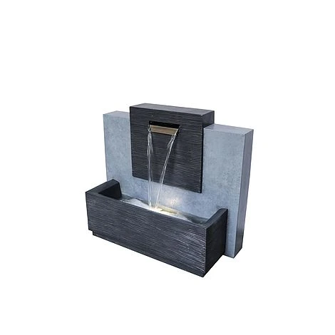 Large Outdoor Contemporary Water Feature Cement H71Cm W80CM 3 Large Outdoor Contemporary Water Feature Cement H71Cm W80CM