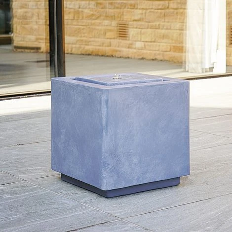 Outdoor Elite LED Cube Waterfeature Cement H40Cm W39Cm 4 Outdoor Elite LED Cube Waterfeature Cement H40Cm W39Cm - Image 2