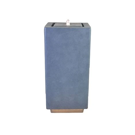 Outdoor Elite LED Large Cube Waterfeature Cement H81Cm W39Cm 3 Outdoor Elite LED Large Cube Waterfeature Cement H81Cm W39Cm