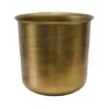 Outdoor Hampton Antique Brass Metal Planter H25Cm W21.5Cm 1 Outdoor Hampton Antique Brass Metal Planter H25Cm W21.5Cm -Plants Sale OHABRMP31