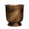 Outdoor Hampton Copper Metal Urn H35Cm W34Cm 1 Outdoor Hampton Copper Metal Urn H35Cm W34Cm -Plants Sale OHCMU28