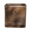Outdoor Hampton Square Copper Metal Planter H35Cm W34Cm -Plants Sale OHSCMP34