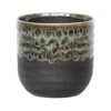 Olivine Reactive Glaze Planter H25Cm D25Cm 1 Olivine Reactive Glaze Planter H25Cm D25Cm -Plants Sale ORGP25