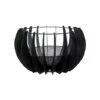 Outdoor Solis Firebowl In Matt Black H30CM W50CM -Plants Sale OSFB30