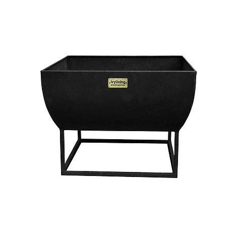 Outdoor Windermere Firebowl Black Iron H36Cm W50Cm 3 Outdoor Windermere Firebowl Black Iron H36Cm W50Cm