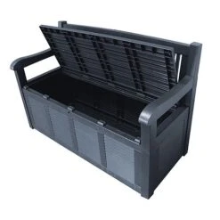 Idooka Black Storage Bench -Plants Sale Open2