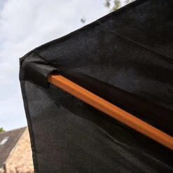 Wooden Garden Parasol 2.4m 18 Wooden Garden Parasol 2.4m -Plants Sale P27B LS4