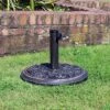 Cast Iron Effect Garden Parasol Base 9kg -Plants Sale PBASE