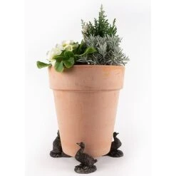Antique Bronze Coloured Aylesbury Duck Potty Feet - Plant Pot Feet -Plants Sale PF0077 4 new