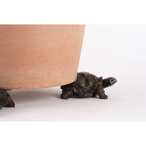 Antique Bronze Coloured Tortoise Potty Feet - Plant Pot Feet 10 Antique Bronze Coloured Tortoise Potty Feet - Plant Pot Feet - Image 8