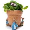 Full Colour Beatrix Potter Peter Rabbit Potty Feet - Plant Pot Feet -Plants Sale PFBP000123C 10 new