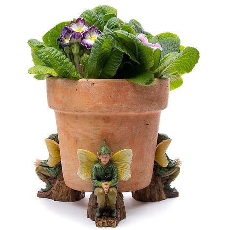 Full Colour Elm Tree Flower Fairy Potty Feet - Plant Pot Feet 3 Full Colour Elm Tree Flower Fairy Potty Feet - Plant Pot Feet