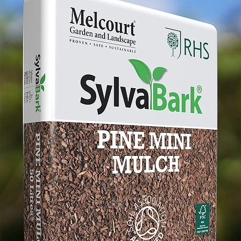 RHS SylvaBark Pine Mini Mulch Bark 3 RHS SylvaBark Pine Mini Mulch Bark