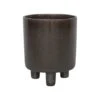 Pisa Reactive Glaze Planter Mocha H24CM D20CM -Plants Sale PRGPM20