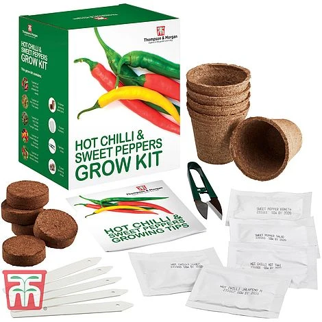 Red Hot Chilli & Sweet Peppers Growing Kit - Gift 5 Red Hot Chilli & Sweet Peppers Growing Kit - Gift - Image 3