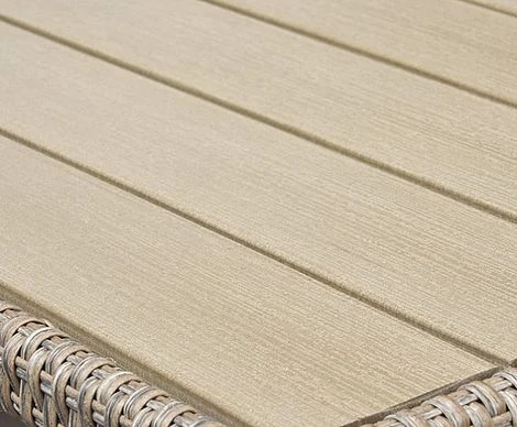 Rowlinson Albany Rattan Garden Sofa Dining Set 7 Seat Oatmeal 6 Rowlinson Albany Rattan Garden Sofa Dining Set 7 Seat Oatmeal - Image 4