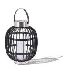 Idooka Large Chrome Solar Lantern 13 Idooka Large Chrome Solar Lantern -Plants Sale SOLAR LANTERNS.LARGE .Main