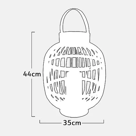 Idooka Large Chrome Solar Lantern 10 Idooka Large Chrome Solar Lantern - Image 8