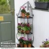 3 Shelf Metal Corner Plant Stand 1 3 Shelf Metal Corner Plant Stand -Plants Sale STAN 3TIERLEAF T48523