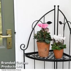 3 Shelf Metal Corner Plant Stand -Plants Sale STAN 3TIERLEAF T48527