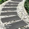 Eco-Friendly Grey Stepping Stone Rail Road Sleepers -Plants Sale STEP STONERAIL S47001