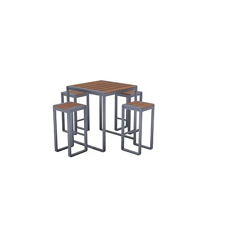 Spitalfields Tall Acacia Wood 5 Piece Furniture Set 3 Spitalfields Tall Acacia Wood 5 Piece Furniture Set