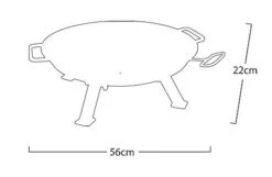 Idooka Fire Pit Bowl -Plants Sale Silhouette13