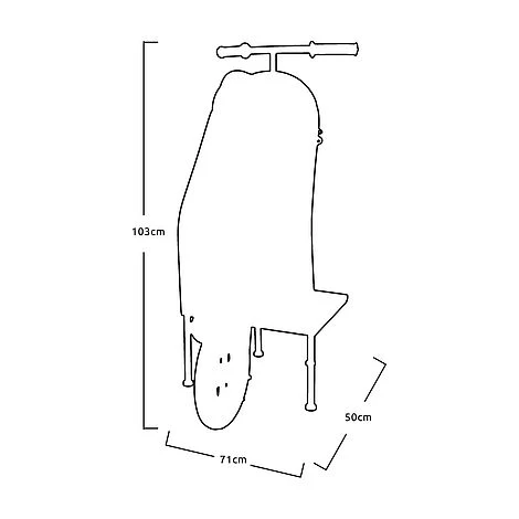 Idooka Small Scooter End Tables Garden Decoration 5 Idooka Small Scooter End Tables Garden Decoration - Image 3