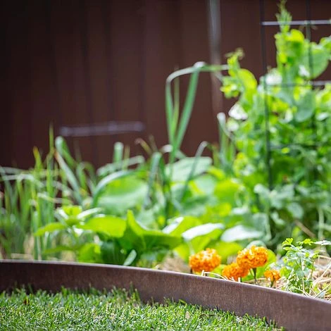 Straightcurve Flex - Garden Edging 100mm Bundle Of 6 Weathering Steel 4 Straightcurve Flex - Garden Edging 100mm Bundle Of 6 Weathering Steel - Image 2