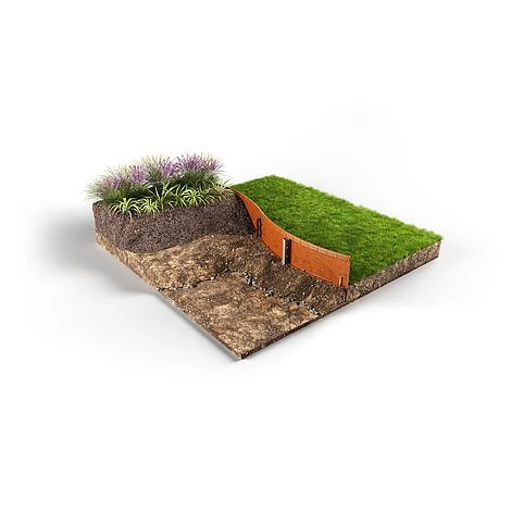 Straightcurve Flex - Raised Garden Bed 240mm Set Of 2 Weathering Steel 5 Straightcurve Flex - Raised Garden Bed 240mm Set Of 2 Weathering Steel - Image 3