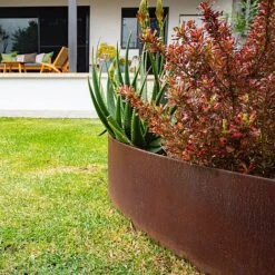 Straightcurve Flex - Raised Garden Bed 400mm Set Of 2 Weathering Steel