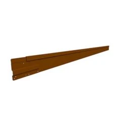 Straightcurve Rigid - Garden Edging 100mm Bundle Of 6 Weathering Steel -Plants Sale Straightcurve Rigid Garden Edging RL100WS