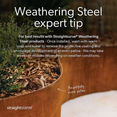 Straightcurve Flex - Raised Garden Bed 400mm Set Of 2 Weathering Steel 9 Straightcurve Flex - Raised Garden Bed 400mm Set Of 2 Weathering Steel - Image 7