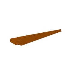 Straightcurve Zero-Flex - Garden Edging 75mm Bundle Of 10 Weathering Steel -Plants Sale Straightcurve Zero Flex Garden Edging RL075WS
