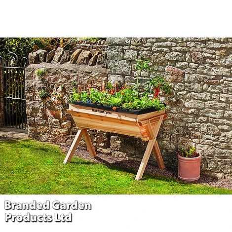 Garden Grow Large Wooden Planter 3 Garden Grow Large Wooden Planter