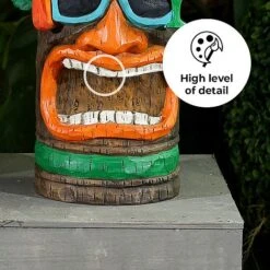 Tiki Garden Solar Ornament Medium 30cm -Plants Sale Tiki 30 edit2