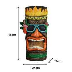 Tiki Garden Solar Ornament Large 45cm -Plants Sale Tiki sizes