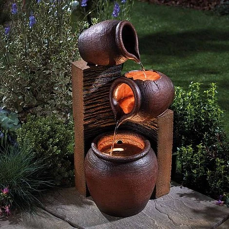 Serenity Tipping Pots Water Feature 3 Serenity Tipping Pots Water Feature