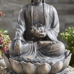Serenity Sitting Buddha Water Feature -Plants Sale WEBG3963