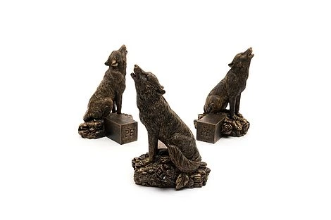 Antique Bronze Coloured Wolf Potty Feet - Plant Pot Feet 4 Antique Bronze Coloured Wolf Potty Feet - Plant Pot Feet - Image 2