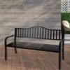 Idooka Folding Black Bench 2 Idooka Folding Black Bench -Plants Sale YA3000040.Lifestyle1