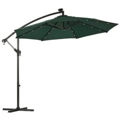 Solar LED Cantilever Parasol -Plants Sale g0588 14